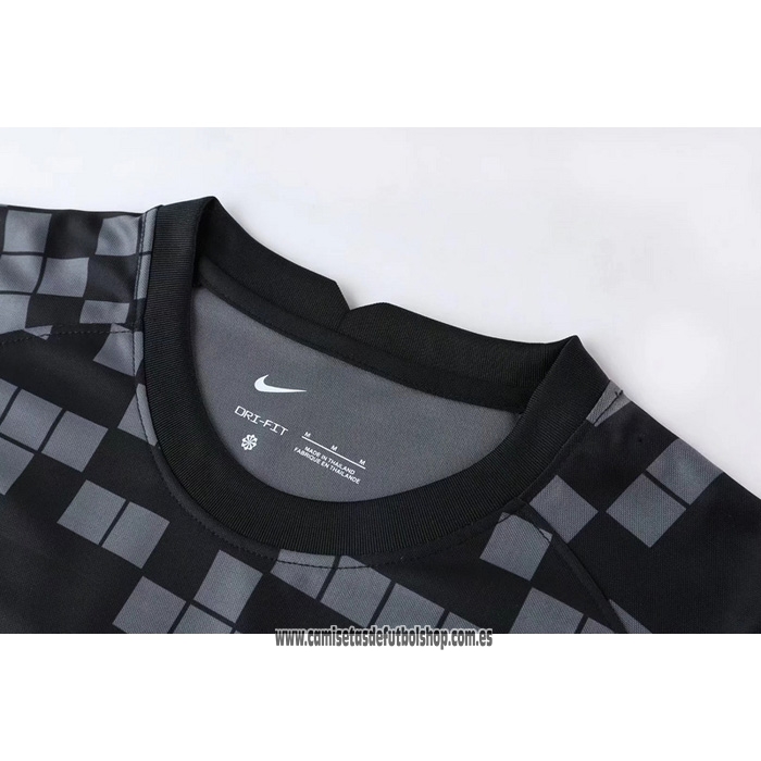 Camiseta de Entrenamiento Paris Saint-Germain 22-23 Sin Mangas Negro y Gris